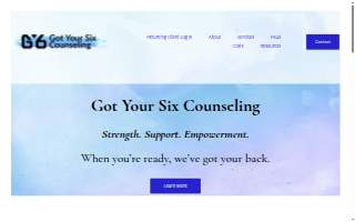 Got Your Six Counseling, LLC website