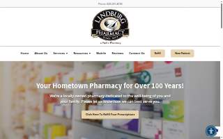 Lindburg Pharmacy website