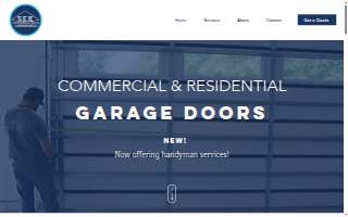 SEK Overhead Door website