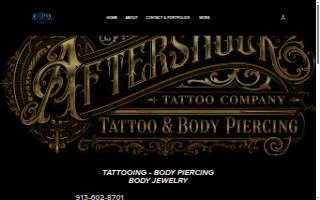 Aftershock Tattoo Company of Prairie Village website