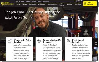 Certified Transmission of Prairie Village website