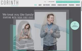 Corinth Dentistry website