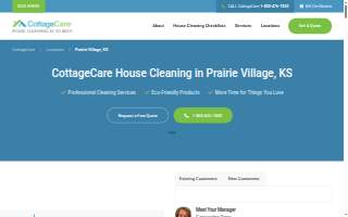 CottageCare Prairie Village website
