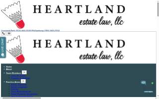 Heartland Estate Law, LLC of Prairie Village website