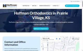 Hoffman Orthodontics - Prairie Village website