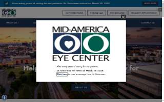 Mid-America Eye Center website