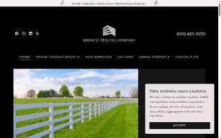 Midwest Fencing Company website