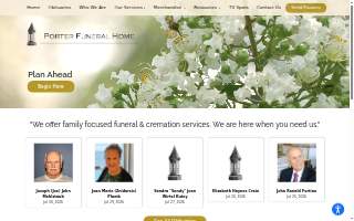 Porter Funeral Home of Prairie Village website
