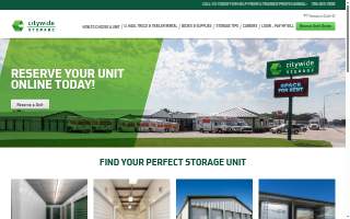 Citywide Storage website
