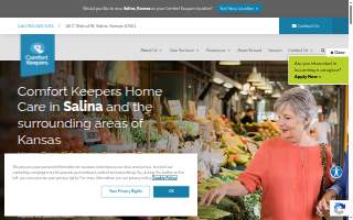 Comfort Keepers Home Care of Salina website