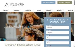 Hays Academy of Hair Design - Salina Campus website