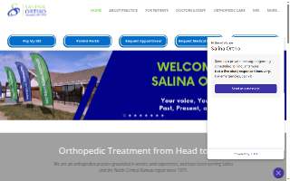 Salina Ortho: Physical & Occupational Therapy website