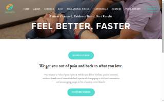 Salina Spine, Sport & Rehab website