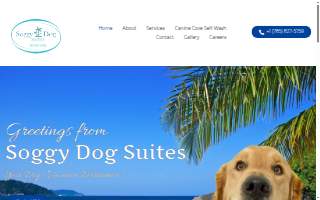 Soggy Dog Suites & Canine Cove Dog Wash website