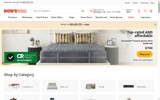 Bob's Discount Furniture and Mattress Store of Shawnee website