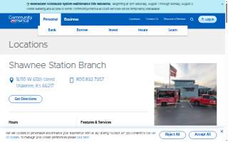 CommunityAmerica Credit Union of Shawnee website