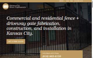 KC Fence Pros of Shawnee website