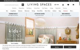 Living Spaces of Shawnee website