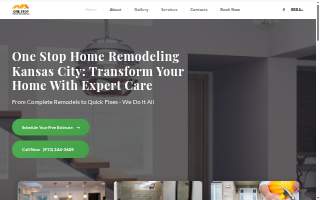 One Stop Home Remodeling website