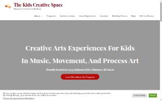 The Kids Creative Space website