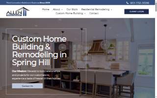 Allen Building Specialties website