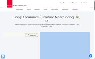 CORT Furniture Outlet of Spring Hill website