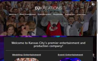 DJ Kreations website
