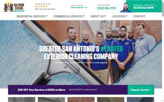 Gleam Team Professional Home and Carpet Cleaning website