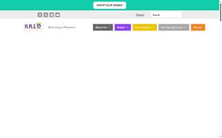HALO Day Spa website