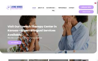 Living Words Speech Therapy Center of Spring Hill website