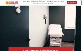 Urgent Care Of Kansas website