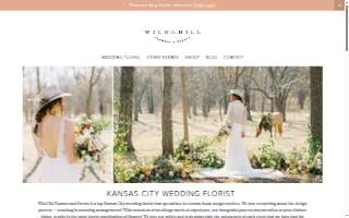 Wild Hill Flowers and Events website