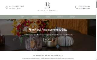 Blooms On Boswell website