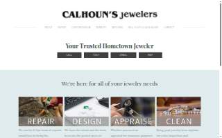 Calhoun's Jewelers website