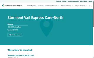 Cotton O'Neil Express Care North website