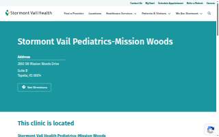 Cotton O'Neil Pediatrics Mission Woods website