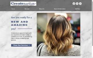 Create Hair Studio website