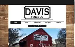 Davis Fence Co website