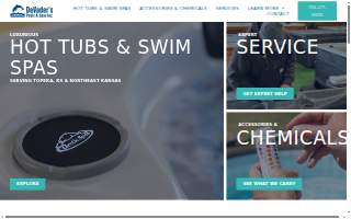 DeVader's Pools & Spas Inc website