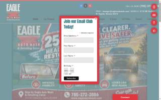 Eagle Auto Wash & Detailing Salon website