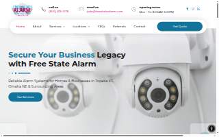 Free State Alarm Company website