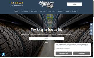 Harold's Tire Service LLC website
