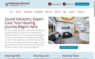 Hearing Doctors of Kansas website