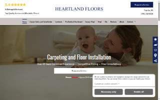Heartland Floors Inc. website