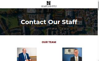 Heartland Title Services Inc website