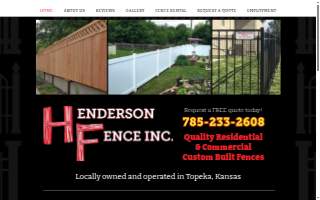 Henderson Fence, Inc. website