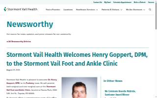 Henry Goppert DPM website