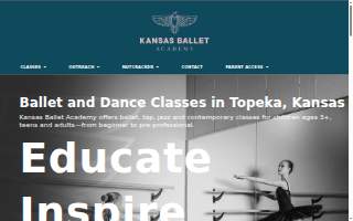 Kansas Ballet Academy website