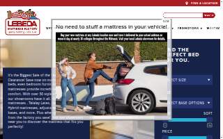 Lebeda Mattress Factory - Coralville website