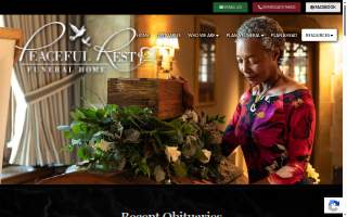 Peaceful Rest Funeral Chapels & Cremations website